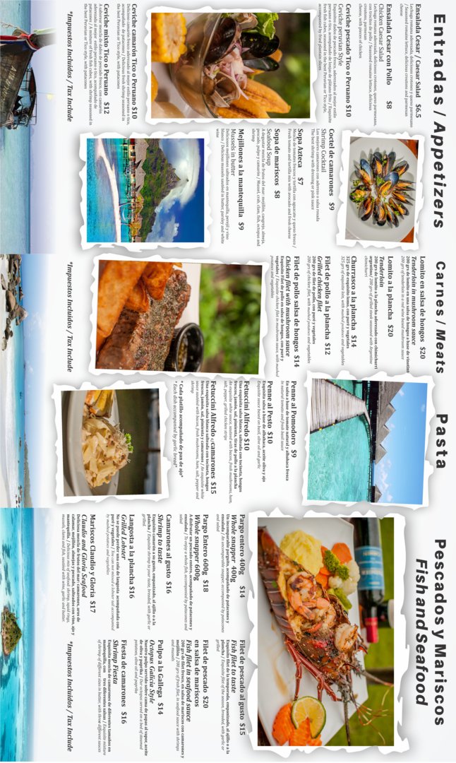 Menus by Juan Bradman on Twine.